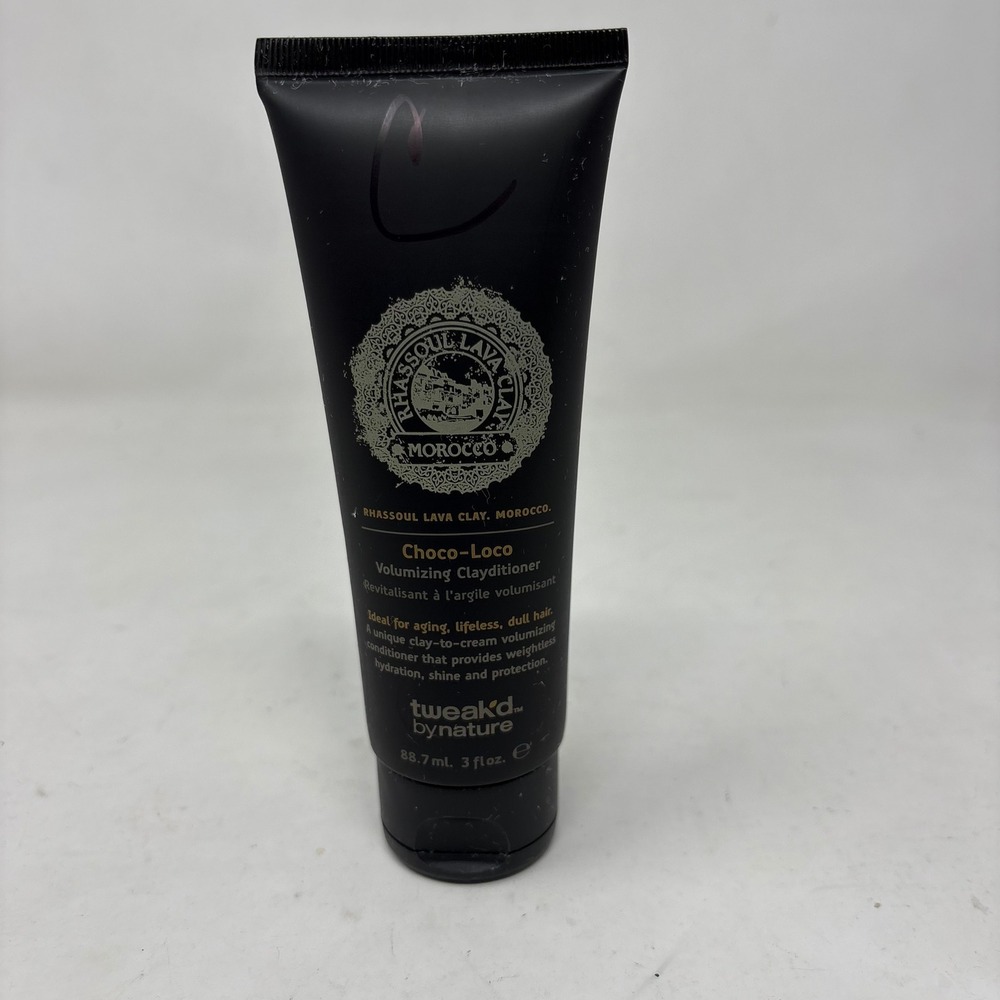 Tweak'd by Nature Choco-Loco Volumizing Clayditioner Rhassoul Lava Clay 3oz NEW